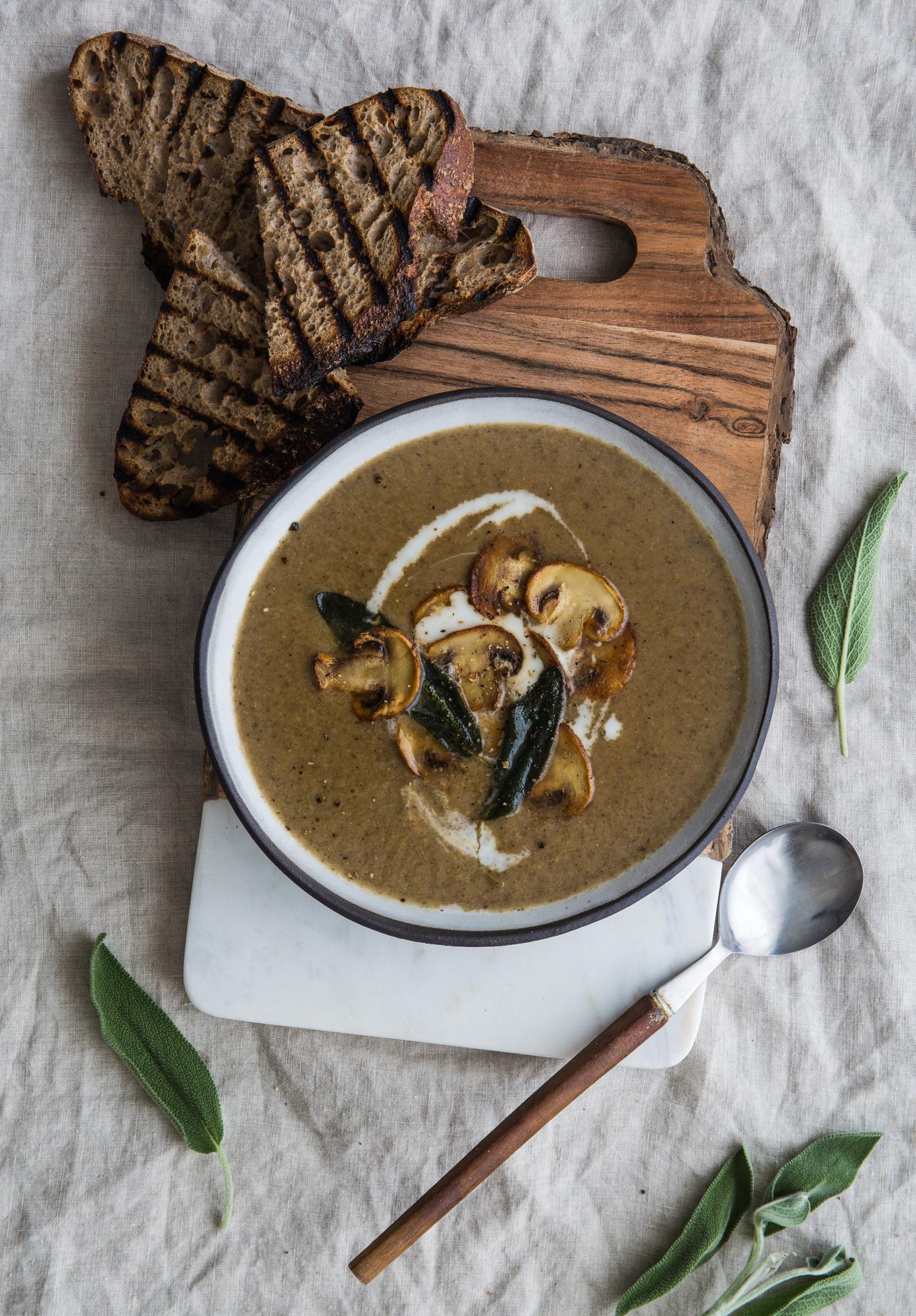 Champignonsuppe