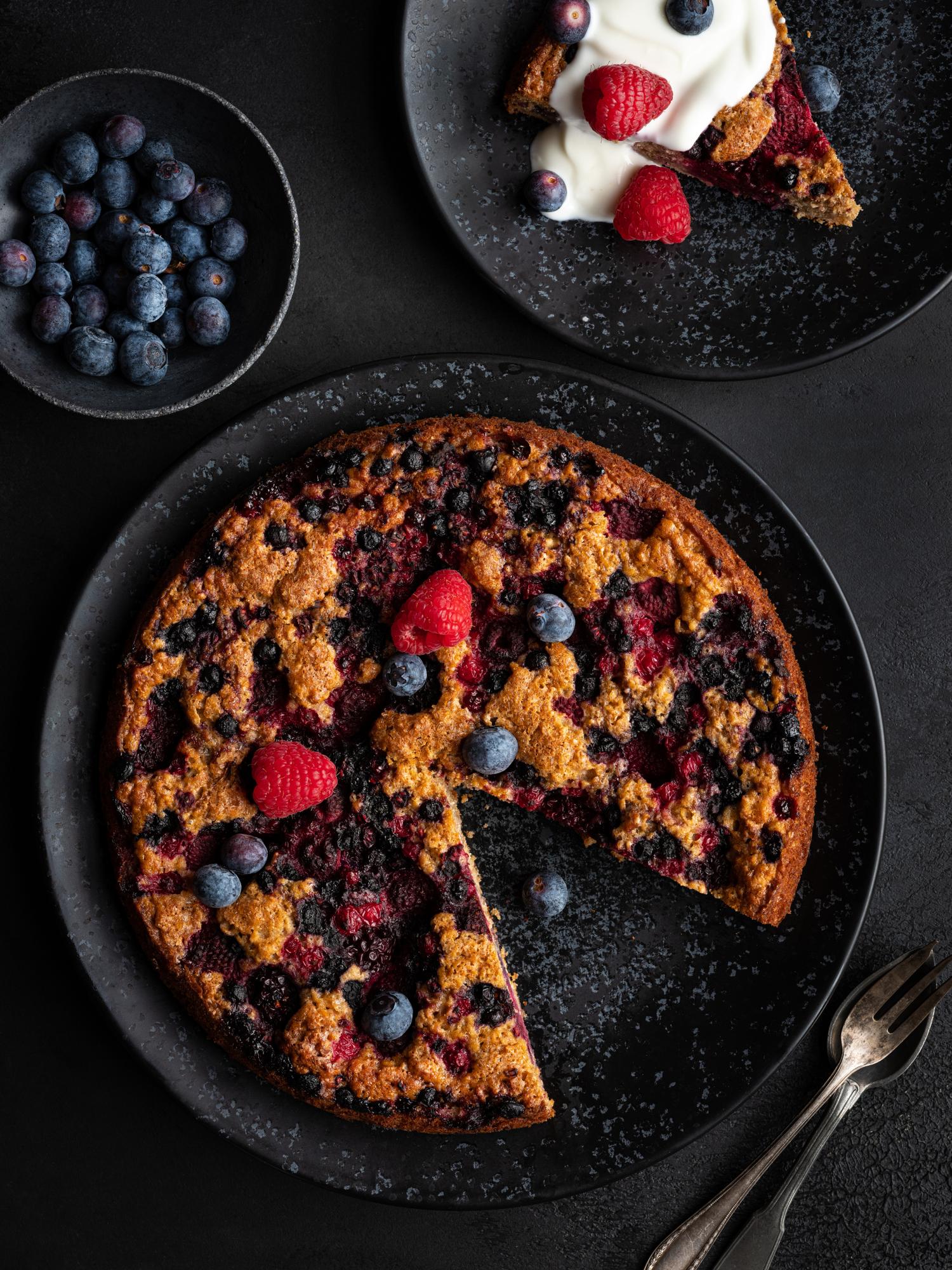 Joghurtkuchen mit Obst