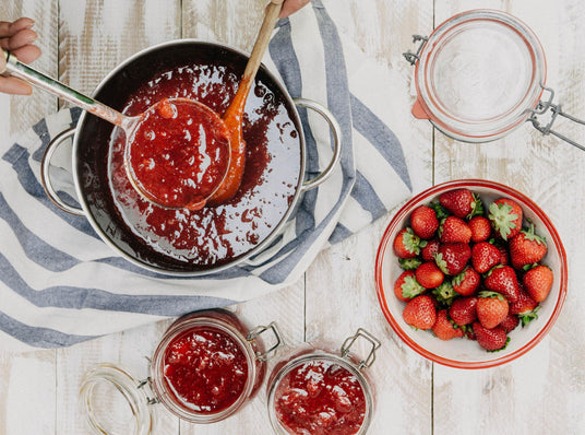Erdbeermarmelade mit Stevia - Grundrezept