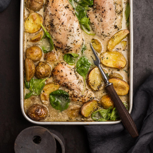 Hühnchen in Sahnesauce