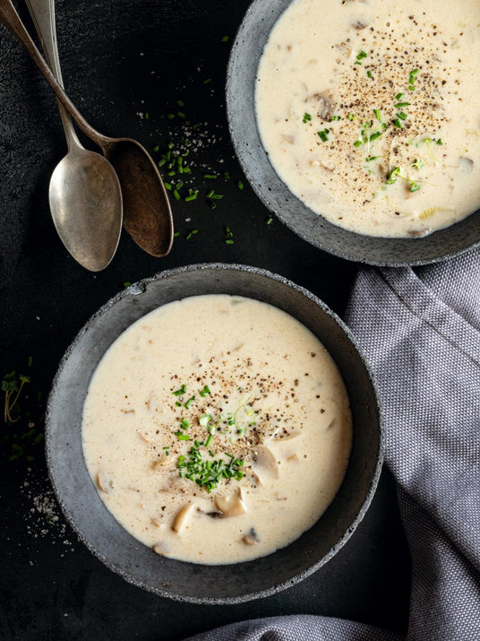 Schnelle Pilzsuppe bis 30 Minuten