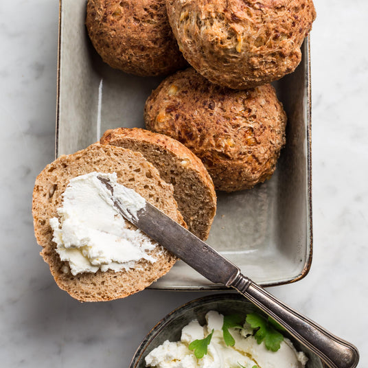 Hüttenkäse Brötchen