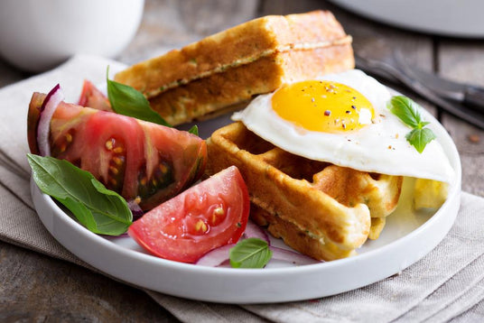 Zucchiniwaffeln mit Parmesan